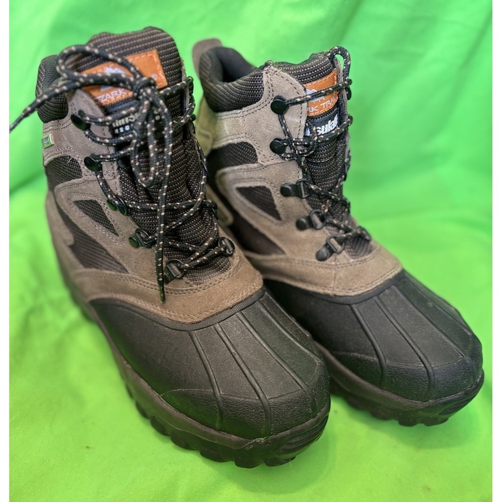 Ozark Trail Boots Waterproof  Eagle 09‎ Mens Thinsulate Size 9 Logo Brown/Blk